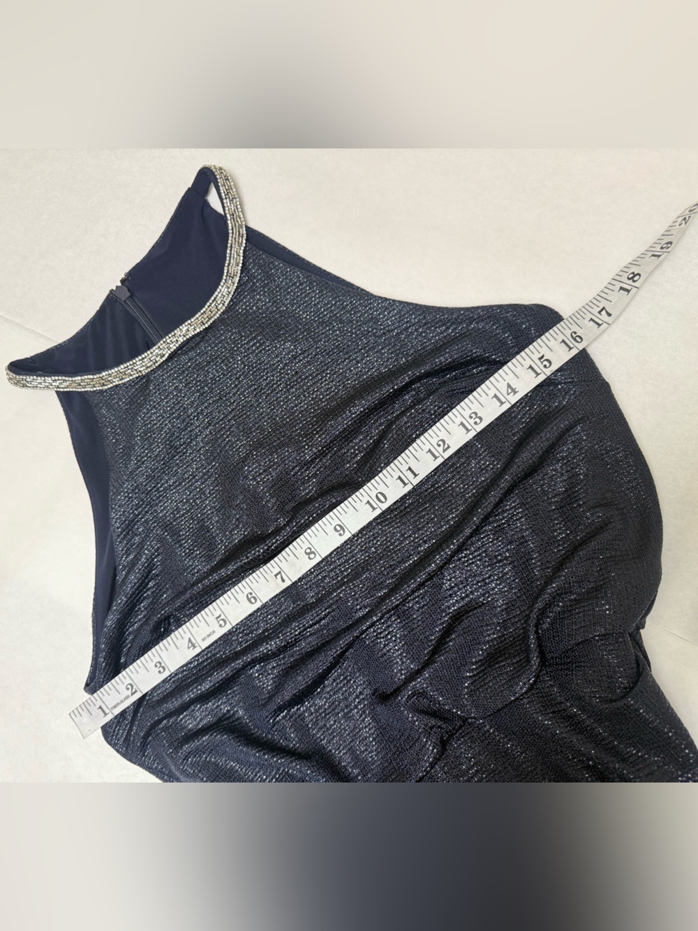 🔷RALPH LAUREN Metallic Halter-Neck Gown🔷 - Picture 6 of 16